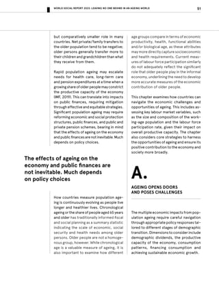 Leaving No One Behind in an Ageing World - World Social Report 2023 | PDF