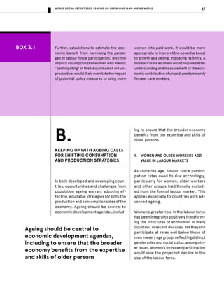 Leaving No One Behind in an Ageing World - World Social Report 2023 | PDF