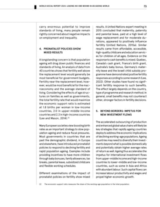 Leaving No One Behind in an Ageing World - World Social Report 2023 | PDF