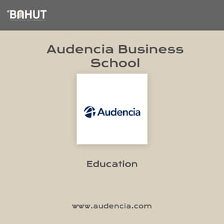 D E V E N E Z D I G I T A L L E A R N I N G M A N A G E R
LE
Audencia Business
School
Education
D E V E N E Z D I G I T A L L E A R N I N G M A N A G E R
LE
www.audencia.com
 