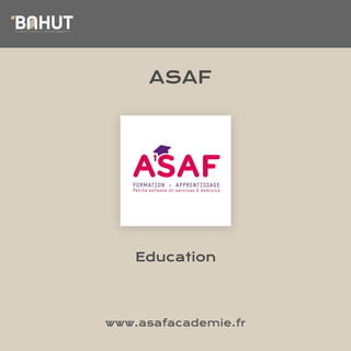 D E V E N E Z D I G I T A L L E A R N I N G M A N A G E R
LE
ASAF
Education
D E V E N E Z D I G I T A L L E A R N I N G M A N A G E R
LE
www.asafacademie.fr
 
