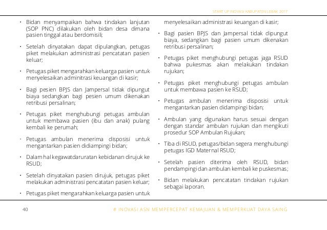 Inovasi Lebak Seri I