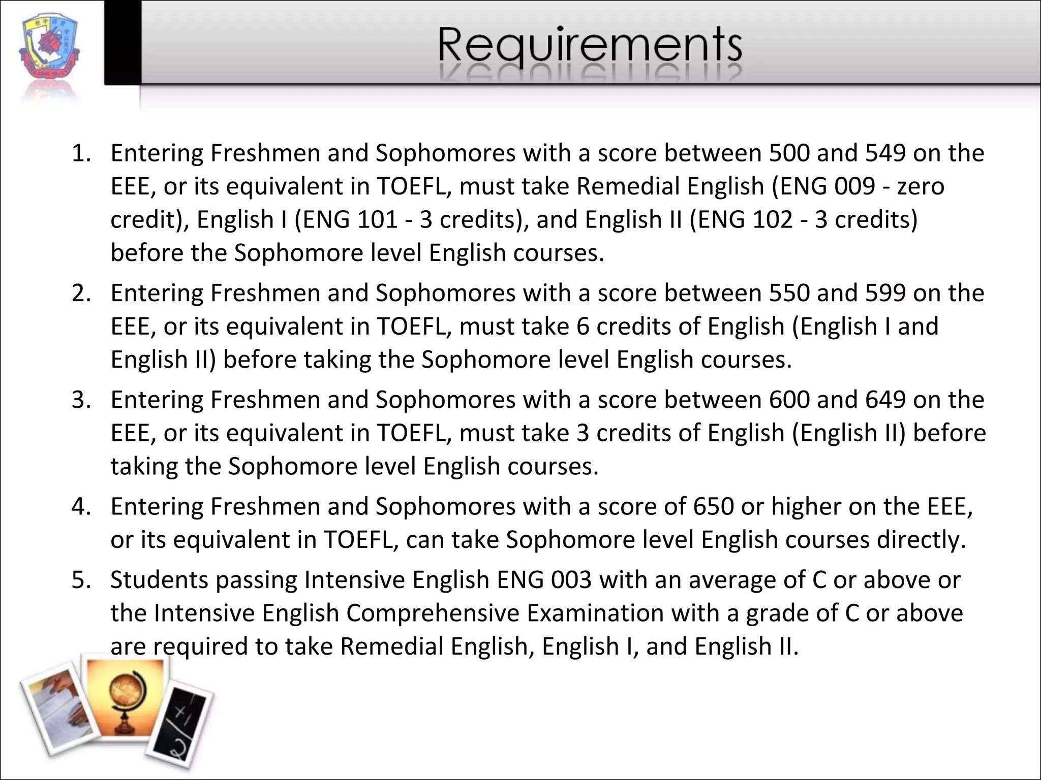 WHAT WOULD BE THE BRITISH EQUIVALENT WORDS TO FRESHMEN SOPHOMORE visual data 6
