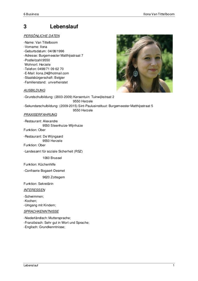 6 business ilona van tittelboom lebenslauf 1 3 lebenslauf persnliche daten name van tittelboom - Lebenslauf Persnliche Daten 6 business ilona van tittelboom lebenslauf 1 3 lebenslauf persnliche daten name van tittelboom - Lebenslauf Persnliche Daten