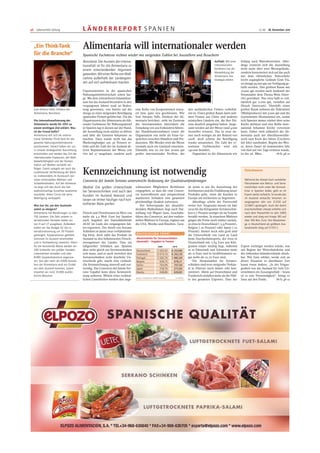 Alimentaria will internationaler werden. Lebensmittel praxis (Alemania), noviembre 2012