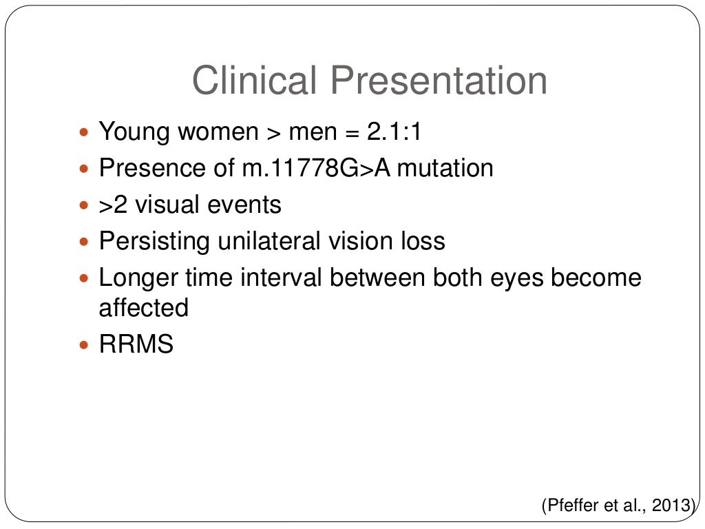 Leber’s Hereditary Optic Neuropathy multiple sclerosis (LHONMS)