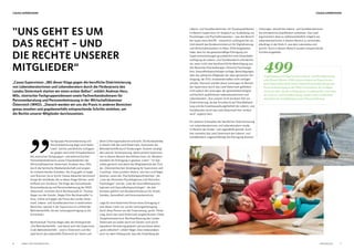 Fachgruppe Personenberatung und
Personenbetreuung klagt Land Steier-
mark!“ Solche und ähnliche Schlagzei-
len gingen nach einer Pressekonferenz
des steirischen Fachgruppen- und österreichischen
Fachverbandsobmanns sowie Vizepräsidenten der
Wirtschaftskammer Steiermark, Andreas Herz, MSc,
durch die heimische Medienlandschaft und sorgten
für entsprechendes Aufsehen. Der Krug geht so lange
zum Brunnen, bis er bricht. Dieses bekannte Sprichwort
bringt die Umstände, die zu dieser Klage führten, recht
treffend zum Ausdruck. Die Klage des Fachverbands
Personenberatung und Personenbetreuung der WKO
Steiermark, vertreten durch Rechtsanwalt Dr. Thomas
Neger von der Kanzlei „Neger/Ulm Rechtsanwälte“ in
Graz, richtet sich gegen die Praxis des Landes Steier-
mark, Lebens- und Sozialberaterinnen in bestimmten
Bereichen, speziell in der Supervision im Umfeld der
Behindertenhilfe, bei der Leistungserbringung zu dis-
kriminieren.
Rechtsanwalt Thomas Neger über die Hintergründe:
„Die Behindertenhilfe – und damit auch die Supervision
in der Behindertenhilfe – wird in Österreich zum Bei-
spiel durch die Lebenshilfe Österreich als Verein und
"UNS GEHT ES UM
DAS RECHT – UND
DIE RECHTE UNSERER
MITGLIEDER“
deren Unterorganisationen erbracht. Die Bundesländer,
in diesem Fall das Land Steiermark, finanzieren die
Behindertenhilfe durch Förderungen. Konkret verlangt
das Land als Voraussetzung, damit jemand Supervisio-
nen in diesem Bereich durchführen kann, als ,Mindest-
standard‘ die Eintragung in gewisse ,Listen‘.“ Im Spe-
ziellen gemeint sind damit die Mitgliederliste der ÖVS,
der „Österreichischen Vereinigung für Supervision und
Coaching“, eines privaten Vereins, wie Herz und Neger
betonen, sowie die „PsychotherapeutInnenliste“, die
„Liste der Klinischen Psychologinnen und Klinischen
Psychologen“ und die „Liste der Gesundheitspsycho-
loginnen und Gesundheitspsychologen“, die drei
letzteren geführt vom Bundesministerium für Arbeit,
Soziales, Gesundheit und Konsumentenschutz.
Liege für eine bestimmte Person keine Eintragung in
eine dieser Listen vor, sei die Leistungserbringung
durch diese Person von der Finanzierung, sprich: Förde-
rung, durch das Land Steiermark ausgeschlossen. Diese
Vorgehensweise bzw. Rechtsauffassung des Landes
Steiermark sei weder durch ein Gesetz noch durch
irgendeine Verordnung gedeckt und erscheine daher
„grob willkürlich“, erklärt Neger. Dies insbesondere
auch vor dem Hintergrund, dass die Ausbildung der
„Causa Supervision: „Mit dieser Klage gegen die berufliche Diskriminierung
von Lebensberaterinnen und Lebensberatern durch die Förderpraxis des
Landes Steiermark starten wir einen ersten Ballon“, erklärt Andreas Herz,
MSc, steirischer Fachgruppenobmann sowie Fachverbandsobmann für
Personenberatung und Personenbetreuung in der Wirtschaftskammer
Österreich (WKO). „Danach werden wir uns die Praxis in anderen Bereichen
genau ansehen und gegebenenfalls entsprechende Schritte einleiten, um
die Rechte unserer Mitglieder durchzusetzen.
Lebens- und SozialberaterInnen mit Zusatzqualifikation
im Bereich Supervision im Vergleich zur Ausbildung von
Psychologen und Psychotherapeuten – was den Bereich
der Supervision betrifft – wesentlich umfangreicher sei.
Und obwohl das Bundesministerium für Digitalisierung
und Wirtschaftsstandort im März 2018 festgehalten
habe, dass für die gewerbsmäßige Erbringung von
Supervisionsleistungen grundsätzlich eine Gewerbebe-
rechtigung als Lebens- und SozialberaterIn erforderlich
sei, wenn nicht eine berufsrechtliche Berechtigung aus
den Bereichen Psychotherapie, Klinische Psychologie
bzw. Gesundheitspsychologie vorliege. Berechtigungen,
über die zahlreiche Mitglieder der oben genannten Ver-
einigung, der ÖVS, erwiesenermaßen nicht verfügen
würden. Dennoch würden deren Leistungen im Bereich
der Supervision durch das Land Steiermark gefördert,
nicht jedoch die Leistungen der gewerbeberechtigten
und fachlich qualifizierten Lebensberaterinnen und
Lebensberater. „Aus unserer Sicht ein klarer Fall von
Diskriminierung, da das Grundrecht auf Gleichbehand-
lung und die Erwerbsausübungsfreiheit der Lebens- und
Sozialberater durch das Land Steiermark hier verletzt
wird“, ergänzt Herz.
Ein weiterer Schauplatz der beruflichen Diskriminierung
von Lebensberaterinnen und Lebensberatern wurde
im Bereich der Kinder- und Jugendhilfe geortet. Auch
hier verwehre das Land Steiermark den Lebens- und
Sozialberatern ungerechtfertigt die Erbringung diverser
Leistungen, obwohl die Lebens- und SozialberaterInnen
die erforderliche Qualifikation aufweisen. Das Land
argumentiert, dass es selbstverständlich möglich sei,
LebensberaterInnen in diesem Bereich zu verwenden,
allerdings in der Stufe 4, was dem Laienstatus ent-
spricht. Auch in diesem Bereich wurden entsprechende
Schritte eingeleitet.
499Expertinnen und Experten der Lebens- und Sozialberatung
sind (Stand Oktober 2018) österreichweit im ExpertInnen-
pool Supervision beim Fachverband Personenberatung und
Personenbetreuung in der WKO verzeichnet. Sie verfügen
nicht nur über die Berechtigung zur Ausübung des Gewerbes
der Lebens- und Sozialberatung, sondern über zusätzliche
spezialisierte Ausbildungen sowie Praxiser­fahrung.
6 7LEBENS- UND SOZIALBERATUNG LEBE MAGAZIN
CAUSA SUPERVISION CAUSA SUPERVISION
 