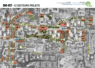 ®
                                                                                                                            VILLE DE RENNES                            QUARTIER DU BLOSNE
                                                                                             DIRECTION DE L'AMENAGEMENT ET DE L'URBANISME     / MISSION D’ARCHITECTE-URBANISTE-PAYSAGISTE
                                                                                                         SERVICE OPERATION D’AMENAGEMENT                                    ACCORD-CADRE



ZAC-EST - 12 SECTEURS PROJETS                                                                                                                                                               Le blosne
                                                                                                                 ANTOINE GRUMBACH ET ASSOCIÉS > AGENCE RONAN DESORMEAUX > AVRIL 2013




                                            Equipement




                                                                                                                  PARC EN
                                                                                                                 RESEAU EST
                                     BD YOUGOSLAVIE                                                         Halle
                                                                                                         Equipement


                                                                                     PLACE
                                                                                                            Le Blosne
                                                                    Conservatoire                              m
                                                                                    ZAGREB


                                                                 PARC EN
                                                                RESEAU EST

                          Triangle
                          m
                                                                                                                        RUE DE ROUMANIE




                                                                                                                                                                                              AVENUE DE POLOGNE
    AVENUE DES PAYS-BAS




                                                         BD DE BULGARIE




                                                                                                                                                                                       PLAN GUIDE V5              . 28
 