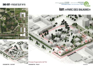 ®
                                                                                                                                                          VILLE DE RENNES                            QUARTIER DU BLOSNE
                                                                                                                           DIRECTION DE L'AMENAGEMENT ET DE L'URBANISME     / MISSION D’ARCHITECTE-URBANISTE-PAYSAGISTE


ZAC-EST - FOCUS ÎLOT N°8
                                                                                                                                       SERVICE OPERATION D’AMENAGEMENT                                    ACCORD-CADRE



                                                                                                                                                                                                                                    Le blosne
                                                                                                                                               ANTOINE GRUMBACH ET ASSOCIÉS > AGENCE RONAN DESORMEAUX > AVRIL 2013




                                                                                                                                        ÎLOT : « PARC DES BALKANS »
                                                               RUE DE ROUMANIE




          RUE DE BULGARIE


EXISTANT



                                                                                            RU
                                                                                                 ED
                                                                                                      EB
                                                                                                           UL
                                                                                                                GA
                                                                                                                     RIE

                                                                                                                                                                                                                              IE
                                                                                                                                                                                                                         AN
                                                                                                                                                                                                                    UM
                                                                                                                                                                                                           E   RO
                                                                                                                                                                                                        ED
                                                                                                                                                                                                   RU




                                                         NIE
RU                                                  MA
     ED                                        OU
          EB                          D   ER
               UL
                    GA         R   UE
                         RIE




AXONOMÉTRIE - EXISTANT                                                           AXONOMÉTRIE - PROJET                                                                                                                              PLAN GUIDE V5   . 33
 