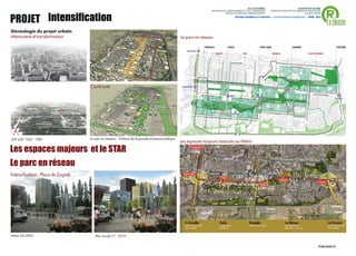 ®
                                                                                                                                                                  VILLE DE RENNES                                                                               QUARTIER DU BLOSNE
                                                                                                                                   DIRECTION DE L'AMENAGEMENT ET DE L'URBANISME                                                        / MISSION D’ARCHITECTE-URBANISTE-PAYSAGISTE



PROJET Intensi cation
                                                                                                                                               SERVICE OPERATION D’AMENAGEMENT                                                                                       ACCORD-CADRE



                                                                                                                                                                                                                                                                                                                Le blosne
                                                                                                                                                                         ANTOINE GRUMBACH ET ASSOCIÉS > AGENCE RONAN DESORMEAUX > AVRIL 2013




Généalogie du projet urbain
Mémoirere et transformation                                                                Le parc en réseau

                                                                                                                          FREVILLE                              ITALIE                                                PAYS-BAS                                  ZAGREB                                                       POTERIE

                                                                                                                                          SAVARY                                     STM                                                        TRIANGLE                             HAUTES OURMES




                                                                                                           E
                                                                                                                                                                   BD OSCAR LEROUX




                                                                                                  AVENUE HENRI FREVILL
                                                                                                                                                                                                                                                               BD LEON GRIMA
                                                                                                                                                                                                                                                                            ULT

                                                                                                                                                                                                                                              AS
                                                                                                                                                                                                                                           -B
                                                                                                                                                                                                                                         YS
                                                                                                                                                                                                                                       PA
                                                                                                                                                                                                                                 DES
                                                                                                                                                                                                                           N  UE
                                                                                                                                                                                                                          E
                                                                                                                                                                                                                       AV


                                                                                                                                      BD LOUIS VOLCL


                              Continuité
                                                                                                                                                       AIR

                                                                                                                                                                                                                          BD YOUGOSLAVIE




                                                                                                                                                                                                                                                                                  AVENUE DE POLOGNE
                                                                                                                                                                                                                                                                                                      BD DES HAUTE
                                                                                                                          RUE D’ESPAGNE                                                                                                                                                                           S OURMES

                                                                                                                                                                                 RUE DE SUISS
                                                                                                                                                                                              E




                                                                                                                                                                                                         AS
                                                                                                                                                                                                  AVENUE DES PAYS-B
                                                                                                                                                                                                                                                                                                                                      PO
                                                                                                                                        GS            Centre            GS                                                                                                                                                            DE
                                                                                                                                    Pascal Lafaye    culturel         Diwan                                                                   BD DE BULGARIE
                                                                                                                                                    Islamique      Bro Roazhon
                                                                                                                         BD DU PORTUGAL
                                                                                                                                                                             BD DU PORTUGAL




                                                                                                                                                                                                                                                                                                                                 PORTE
                                                                                                                                                                                                                                                                                                                                 D’ANG
                                                                                                   PORTE
                                                                                                   D’ALMA                                                                             ROCADE
                                                                                                                                                                                                                                                                                                                     R15        R16



ZUP SUD 1965 - 1985           Le parc en réseaux : Schéma de la grande armature publique
                                                                                           Les espaces majeurs associés au Métro

Les espaces majeurs et le STAR
Le parc en réseau




Métro Val 2002                   Plan Guide V1 - 2010


                                                                                                                                                                                                                                                                                                            PLAN GUIDE V5        .5
 