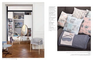 POLTRONA FRAU design
                                                             Jean-Marie Massaud
                                                             table basse « Bob », plateau
                                                             rond en bois revêtu de
                                                             cuir, piètement en acier,
                                                             Ø 45 cm, H 43 cm, 980 €,
                                                             Ø 45 cm, H 52 cm, 1 030 €.

                                                             DE LA ESPADA design
                                                             Benjamin Hubert
                                                             chaise « Cargo » en bois et
                                                             acier, revêtement en cuir,
                                                             L 53,5 x H 74,5 x P 58 cm,
                                                             1 070 €.

                                                             PINCH design Russell Pinch
                                                             miroir « The Iona Cheval
                                                             Mirror - Le Cheval
                                                             Iona » en chêne,
                                                             L 76 x H 160 x P 40 cm,
                                                             2 250 €.

                                                             PP MOBLER design
                                                             Hans J. Wegner
                                                             fauteuil « Peacock -
                                                             Paon » en frêne,
                                                             L 76 x H 103 x P 76 cm,
                                                             5 840 €.

                                                             LE BON MARCHÉ
                                                             couverture « Hibiscus » en lin,
                                                             135 x 180 cm, 125 €.

                                                             Livres en vente à la Librairie,
                                                             2ème étage.




                                                                                                                                                                                    SU TURNO
                                                                                               coussins en coton, 40 x 40 cm, 30 x 50 cm, 70 € pièce, exclusivement au Bon Marché Rive Gauche.

                                                                                                                                                                                     KAJAAL
                                                                                                                  pochette de voyage 80% laine et 20% cachemire, masque et plaid 80% coton et
                                                                                                               20% cachemire, 100 x 170 cm, 575 €, exclusivement au Bon Marché Rive Gauche.




Retrouvez une sélection d’articles sur www.lebonmarche.com
 