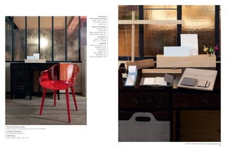 MOUSTACHE
                                                                       design François Azambourg
                                                                            lampe « Bûche » en pin,
                                                                             L 55 x H 48 x P 80 cm,
                                                                                     5 watts, 180 €.

                                                                         L’ATELIER D’EXERCICES
                                                                                   bloc porte-cartes
                                                                                       en bois, 42 €,
                                                                      règle du temps en bois, 32 €,
                                                                      notes à l’inﬁni en métal, 30 €.

                                                                                     ORTIEDESIGN
                                                                             crayons « Toupie » en
                                                                            bois, 4 col., 17 € pièce.

                                                                                       LABRADOR
                                                                      modèle en cuir recyclé, 2 col.,
                                                                               enveloppe A4, 45 €,
                                                                                 carnet de notes à
                                                                                      spirales, 35 €,
                                                                            porte-passeport, 35 €,
                                                                                porte-cartes, 25 €,
                                                                      sacoche, petit modèle, 100 €.




MAGIS design Marcel Wanders
fauteuil « Cyborg » en polycarbonate, L 58 x H 80 x P 54 cm, 299 €.

L’ATELIER D’EXERCICES
bloc porte-cartes en bois, 42 €.

ORTIEDESIGN
crayon « Toupie » en bois, 4 col., 17 €.



                                                                                                        Retrouvez une sélection d’articles sur www.lebonmarche.com
 