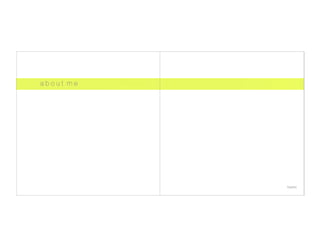 a b o u t m e




                 twelve
 