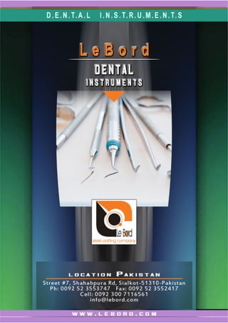 Lebord Dental Instruments Catalogue
