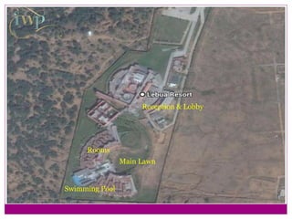 Reception & Lobby
Swimming Pool
Rooms
Main Lawn
 