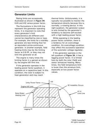 Generator Operating Limit Values Lebw4993 generator systems | PDF