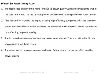 Comprehensive Overview of Electrical Power Quality and Its Impact on ...