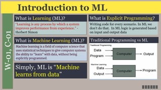 Lec-01[IIntroduction to Machine learning | PDF