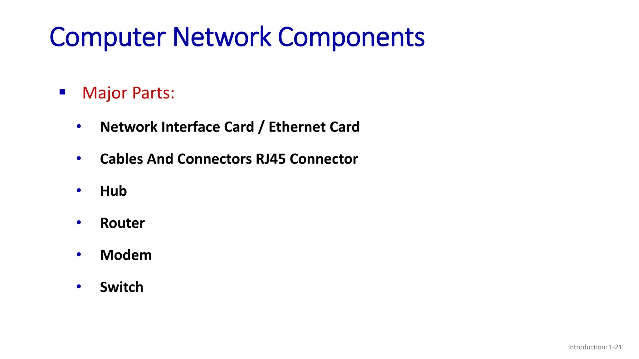 Lec-01 Introduction Computer Networks... | PPT