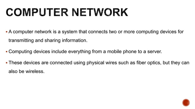 Lec-01 Introduction Computer Networks... | PPT