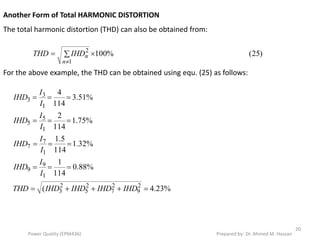 Thd Examples Comprehensive Analysis of Capacitor Bank Switching and Harmonics in ...