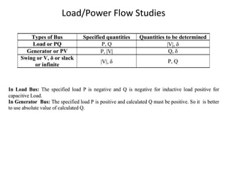Load/Power Flow Studies
 