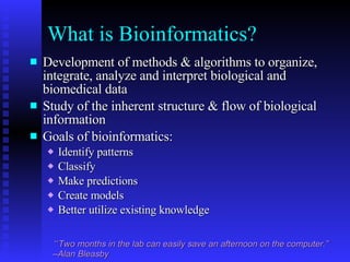 Bioinformatics | PPT