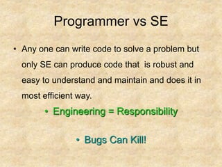 Se Coding Software Engineering Lec 1-introduction | PPT