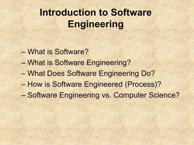 Software Engineering Lec 1-introduction | PPT