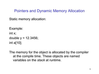Computer Programming (C++)Pointers and Arrays | PPT
