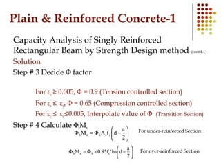 Lec 11 12 -flexural analysis and design of beams | PPT