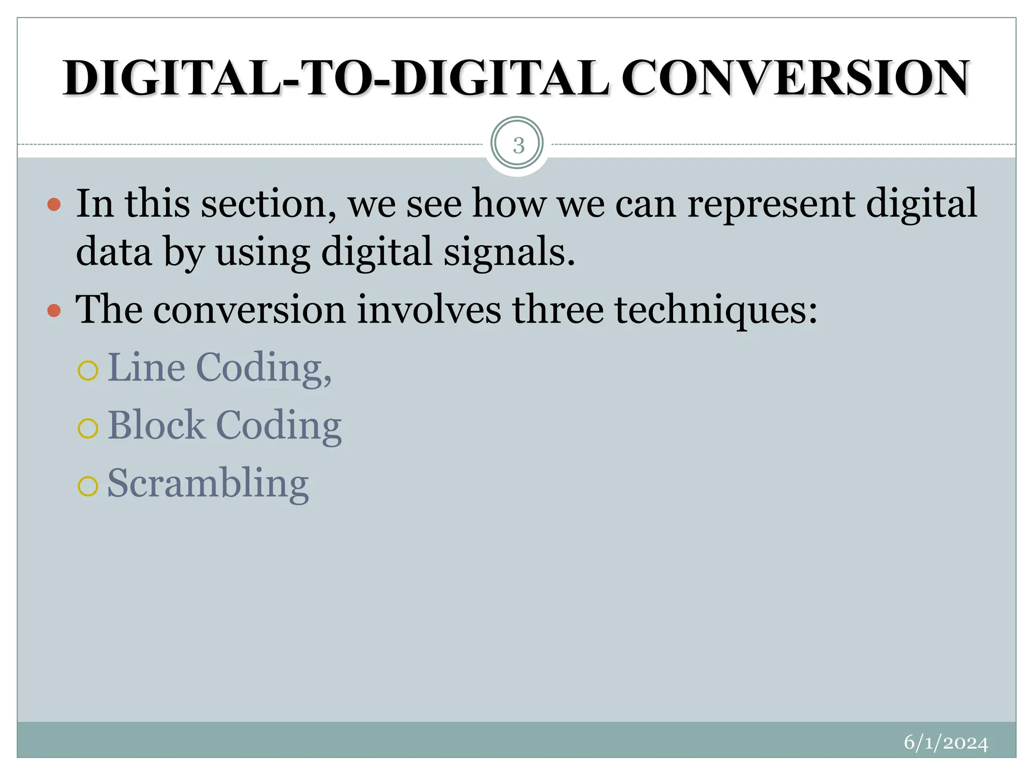 Lec-12-DCN.pptx about digital transmission and conversions | PPT