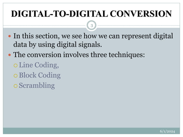 Lec-12-DCN.pptx about digital transmission and conversions | PPT