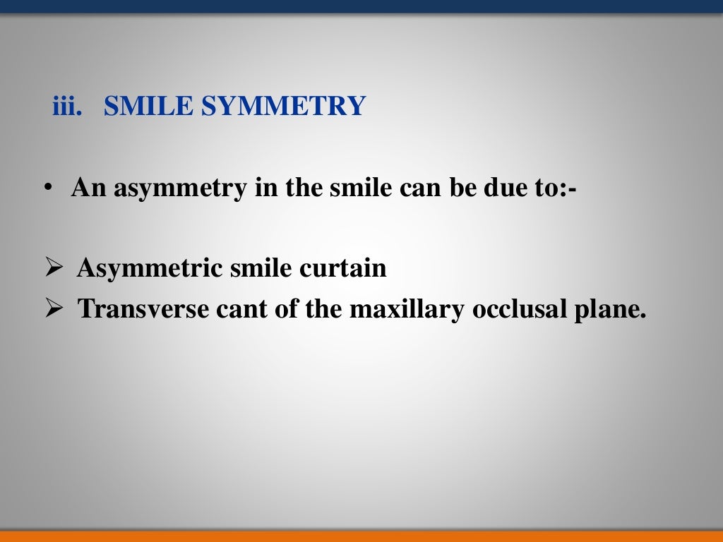 smile analysis in Orthodontics