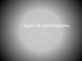 Types of cephalograms
 