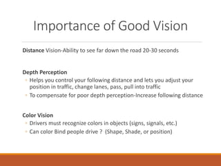 Following Distance Driving Visual Vision and Driving | PPTX