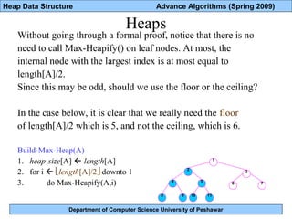 Lec 17 heap data structure | PPT
