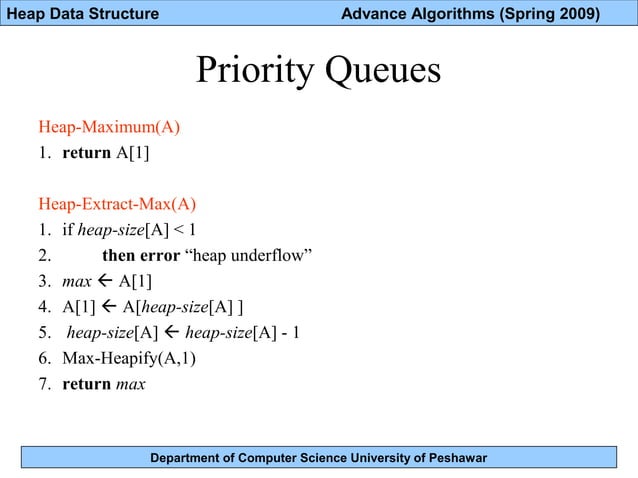Lec 17 heap data structure | PPT