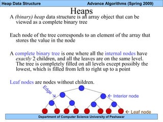Semi Heap Data Structure