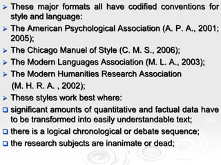 How to format your research paper | PPT