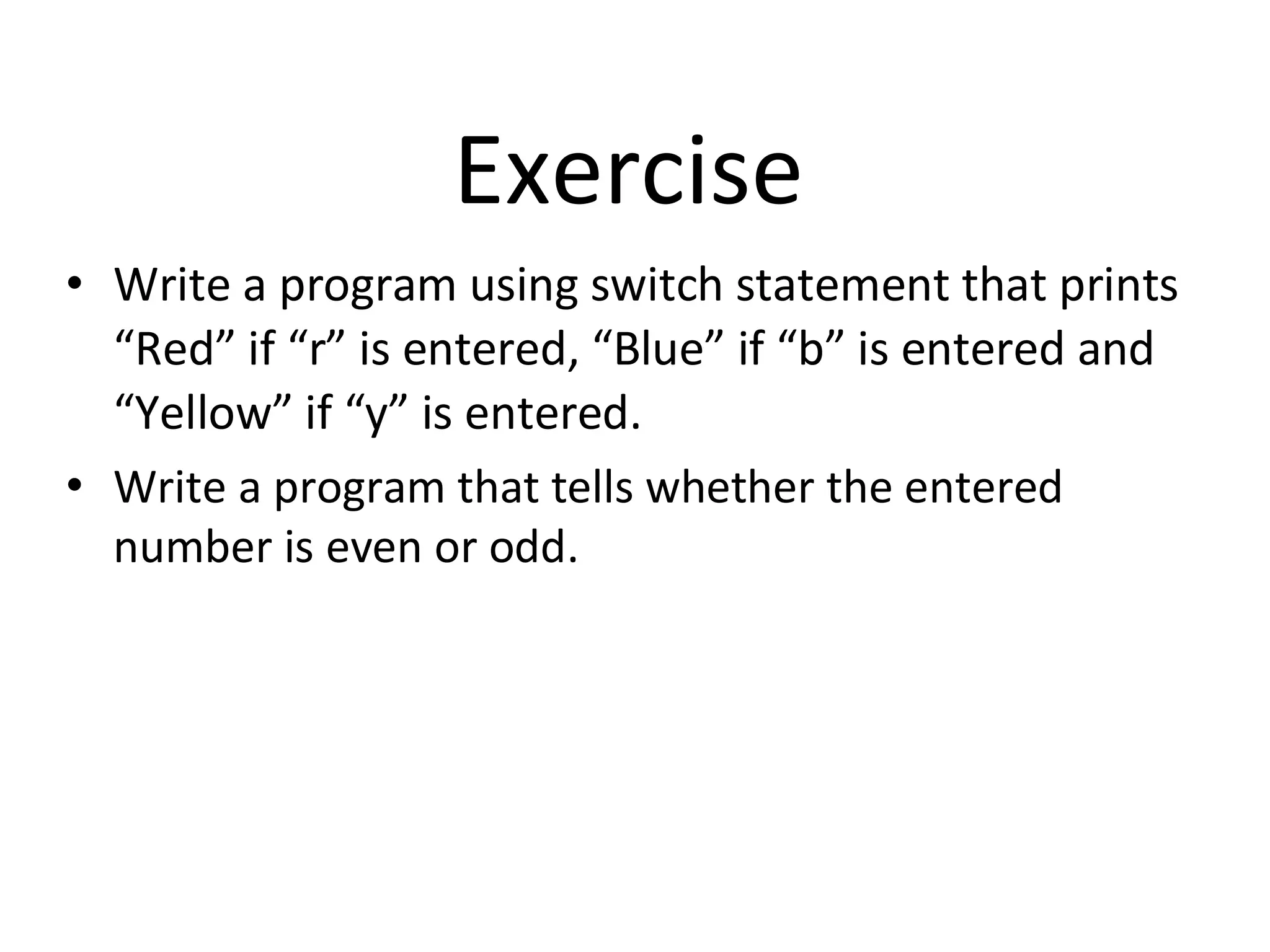 Programming Fundamentals Decisions | PPT