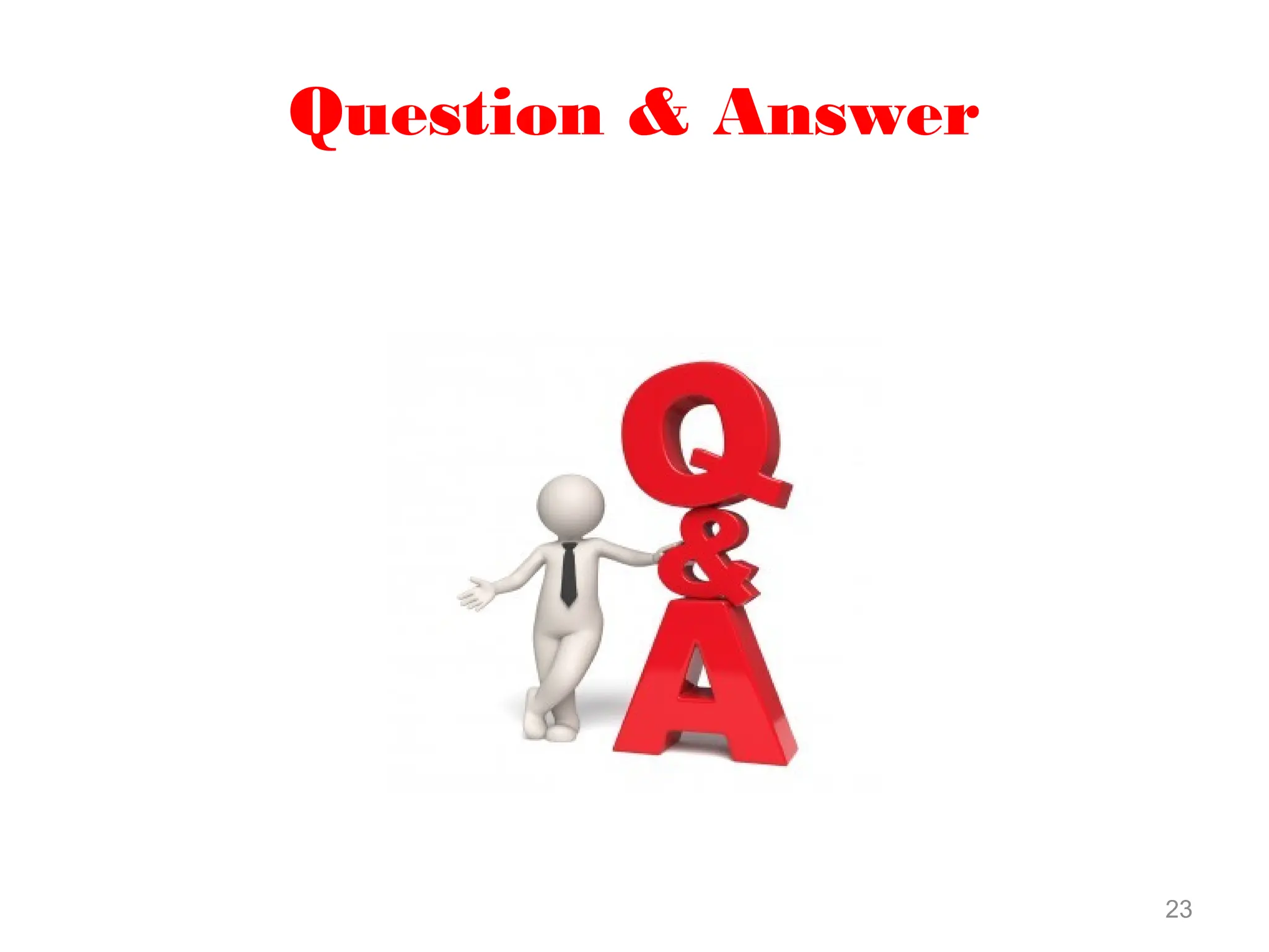 Question & Answer
23
 