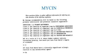 MYCIN
 