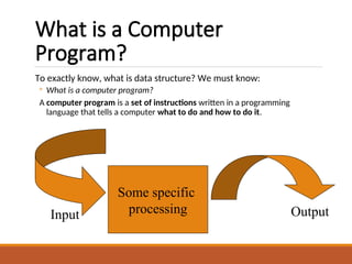 dsa Lec-1 Introduction FOR THE STUDENTS OF bscs | PPT