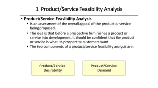feasibility analysis for entrepreneur Lec 2 | PPTX