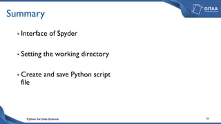 Introduction to Spyder Overview of Construct | PDF
