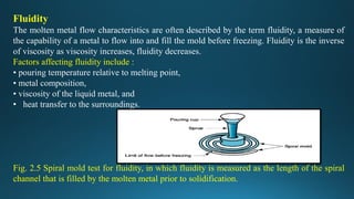 Fluidity Length Lec.2 casting pdf | PDF
