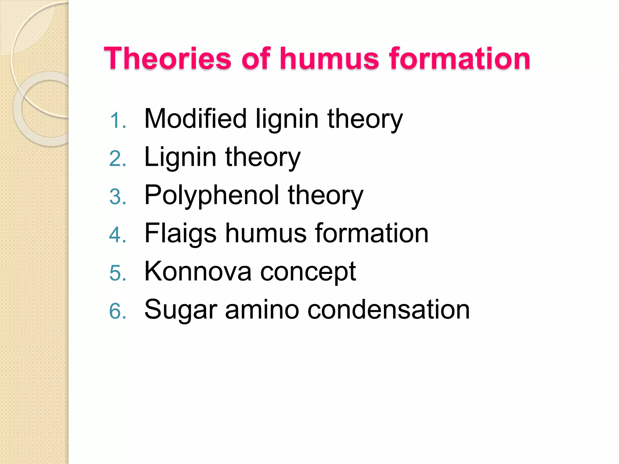 Humic substances | PPTX
