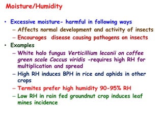 Lec. 14. Abiotic factors - Physical, nutritional and host plant ...