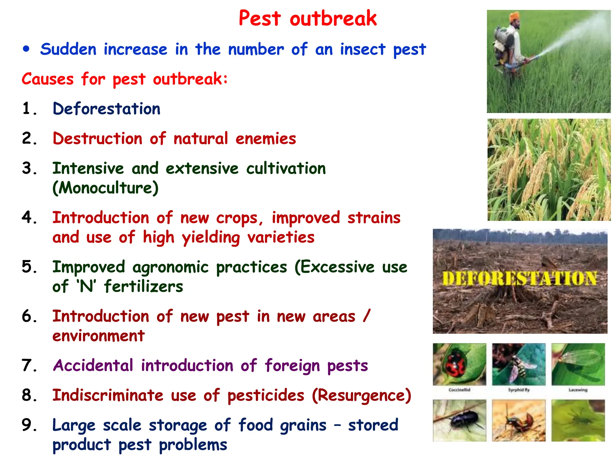 Lec. 15. Pests - Definition - Categories, Causes for outbreak of pests.ppt